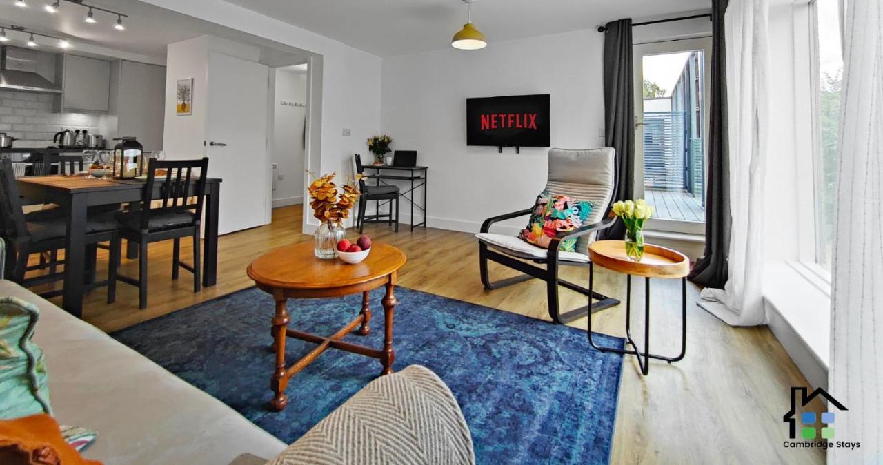 Cambridge Stays Riverside 2Br Flat-Walk To Centre-Parking-Balcony Екстериор снимка